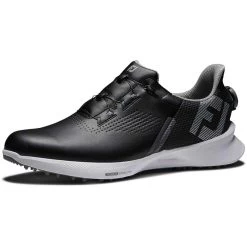 FootJoy FJ Fuel BOA Golf Shoes Black/Blue -FootJoy footjoy fj fuel boa golf shoes black blue 55449 toe itempicture