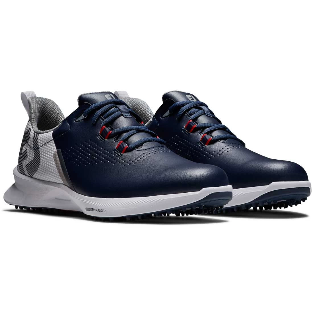 FootJoy FJ Fuel Golf Shoes Navy/White/Red 4 FootJoy FJ Fuel Golf Shoes Navy/White/Red - Image 4