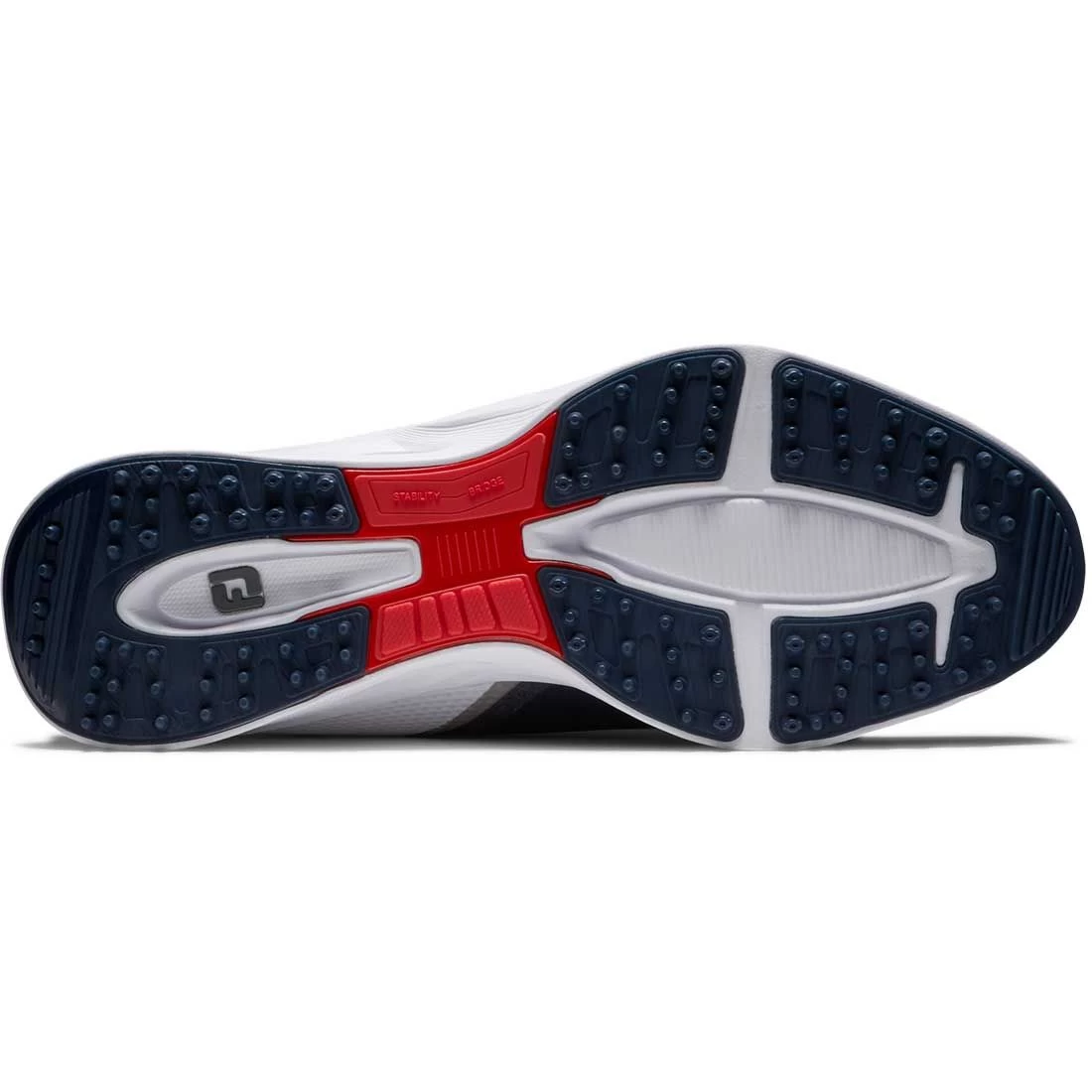 FootJoy FJ Fuel Golf Shoes Navy/White/Red 2 FootJoy FJ Fuel Golf Shoes Navy/White/Red - Image 2