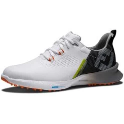 FootJoy FJ Fuel Golf Shoes White/Black/Orange 8 FootJoy FJ Fuel Golf Shoes White/Black/Orange -FootJoy footjoy fj fuel golf shoes white black orange 55443 toe itempicture