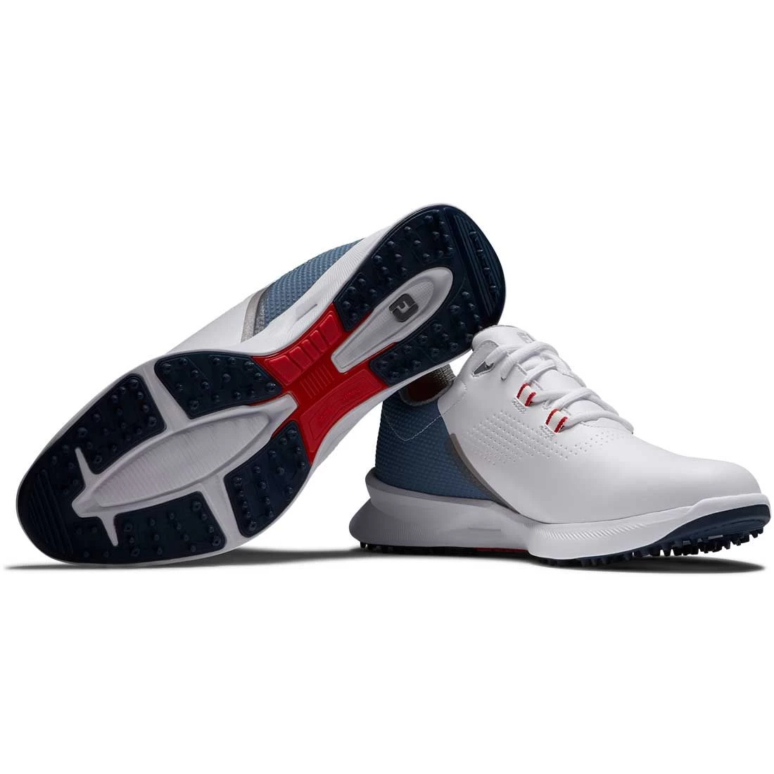 FootJoy FJ Fuel Golf Shoes White/Blue Fog/Red 5 FootJoy FJ Fuel Golf Shoes White/Blue Fog/Red - Image 5