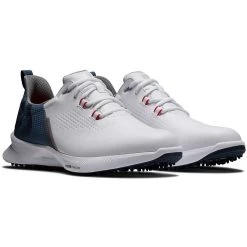 FootJoy FJ Fuel Golf Shoes White/Blue Fog/Red 9 FootJoy FJ Fuel Golf Shoes White/Blue Fog/Red -FootJoy footjoy fj fuel golf shoes white blue fog red 55441 pair itempicture
