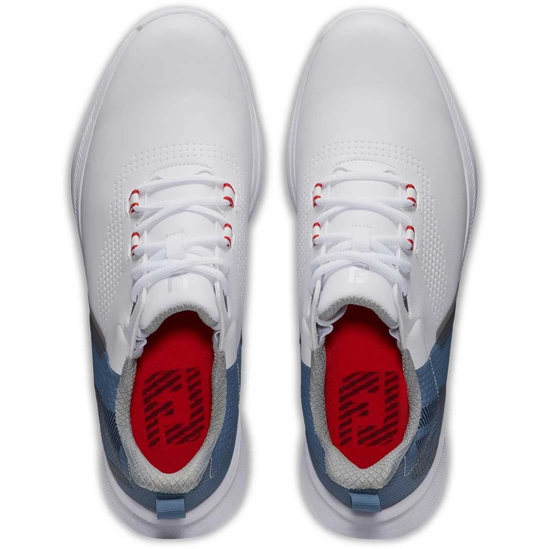 FootJoy FJ Fuel Golf Shoes White/Blue Fog/Red 6 FootJoy FJ Fuel Golf Shoes White/Blue Fog/Red - Image 6