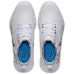 FootJoy FJ Fuel Golf Shoes White/Blue Jay 11 FootJoy FJ Fuel Golf Shoes White/Blue Jay -FootJoy footjoy fj fuel golf shoes white blue jay 55440 top itempicture