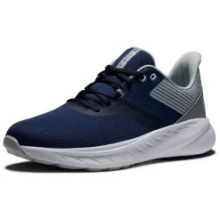 FootJoy Flex Golf Shoes Navy/Grey -FootJoy footjoy flex golf shoes navy grey 56285 toe itempicture
