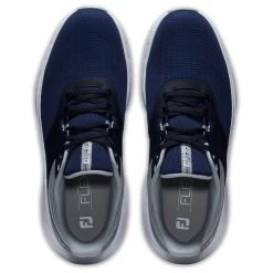 FootJoy Flex Golf Shoes Navy/Grey -FootJoy footjoy flex golf shoes navy grey 56285 top itempicture