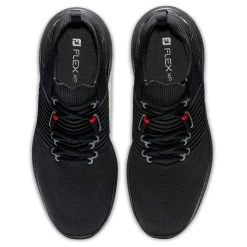 FootJoy Flex XP Golf Shoes Black/Red Knit 11 FootJoy Flex XP Golf Shoes Black/Red Knit -FootJoy footjoy flex xp golf shoes black red top itempicture