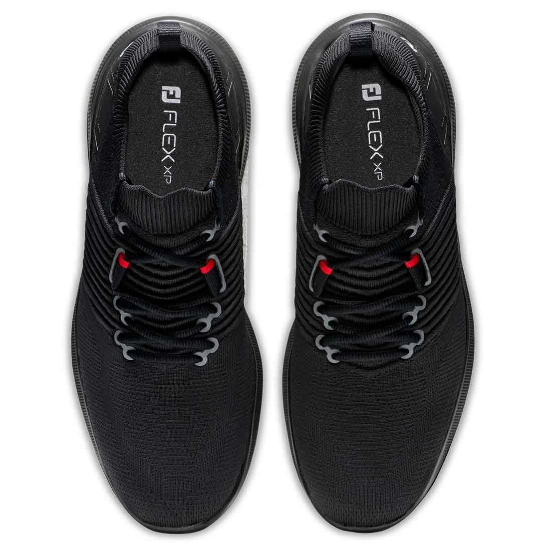 FootJoy Flex XP Golf Shoes Black/Red Knit 6 FootJoy Flex XP Golf Shoes Black/Red Knit - Image 6