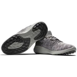 FootJoy Flex XP Golf Shoes Grey Camo Knit -FootJoy footjoy flex xp golf shoes grey camo toe sole itempicture