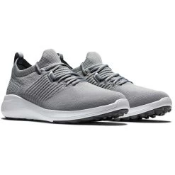 FootJoy Flex XP Golf Shoes Grey Knit -FootJoy footjoy flex xp golf shoes grey pair itempicture
