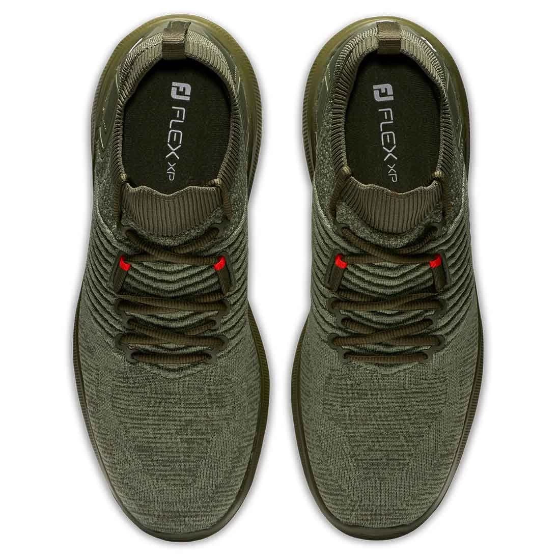 FootJoy Flex XP Golf Shoes Olive Knit 6 FootJoy Flex XP Golf Shoes Olive Knit - Image 6