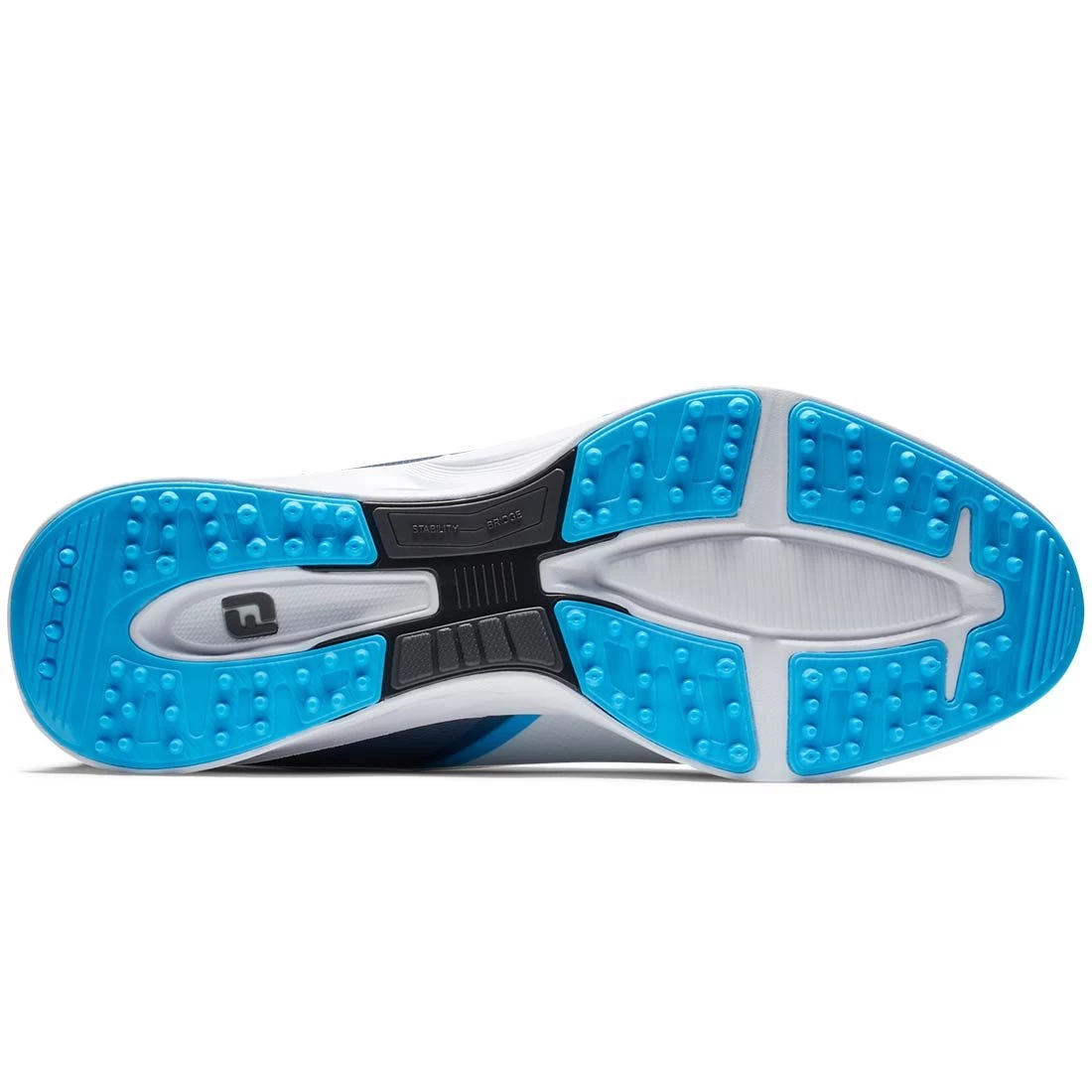 FootJoy Fuel Sport Golf Shoes White/Blue 2 FootJoy Fuel Sport Golf Shoes White/Blue - Image 2