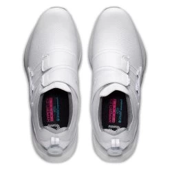 FootJoy HyperFlex Carbon BOA Golf Shoes White/Grey -FootJoy footjoy hyperflex carbon boa golf shoes white grey 51121 top itempicture
