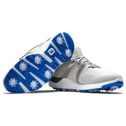 FootJoy HyperFlex Golf Shoes Grey/White/Blue 10 FootJoy HyperFlex Golf Shoes Grey/White/Blue -FootJoy footjoy hyperflex golf shoes grey white blue alternate