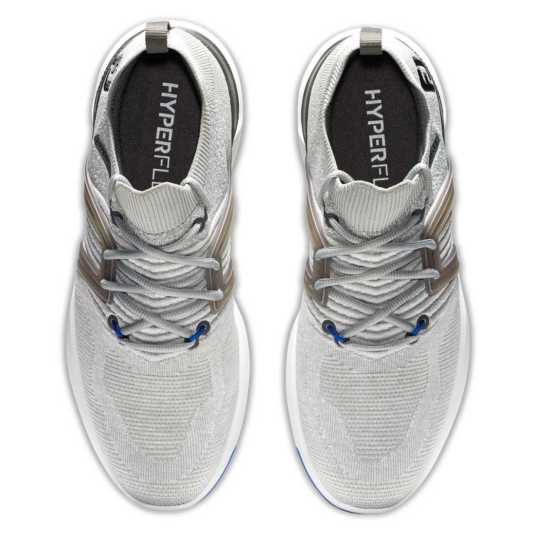 FootJoy HyperFlex Golf Shoes Grey/White/Blue 6 FootJoy HyperFlex Golf Shoes Grey/White/Blue - Image 6