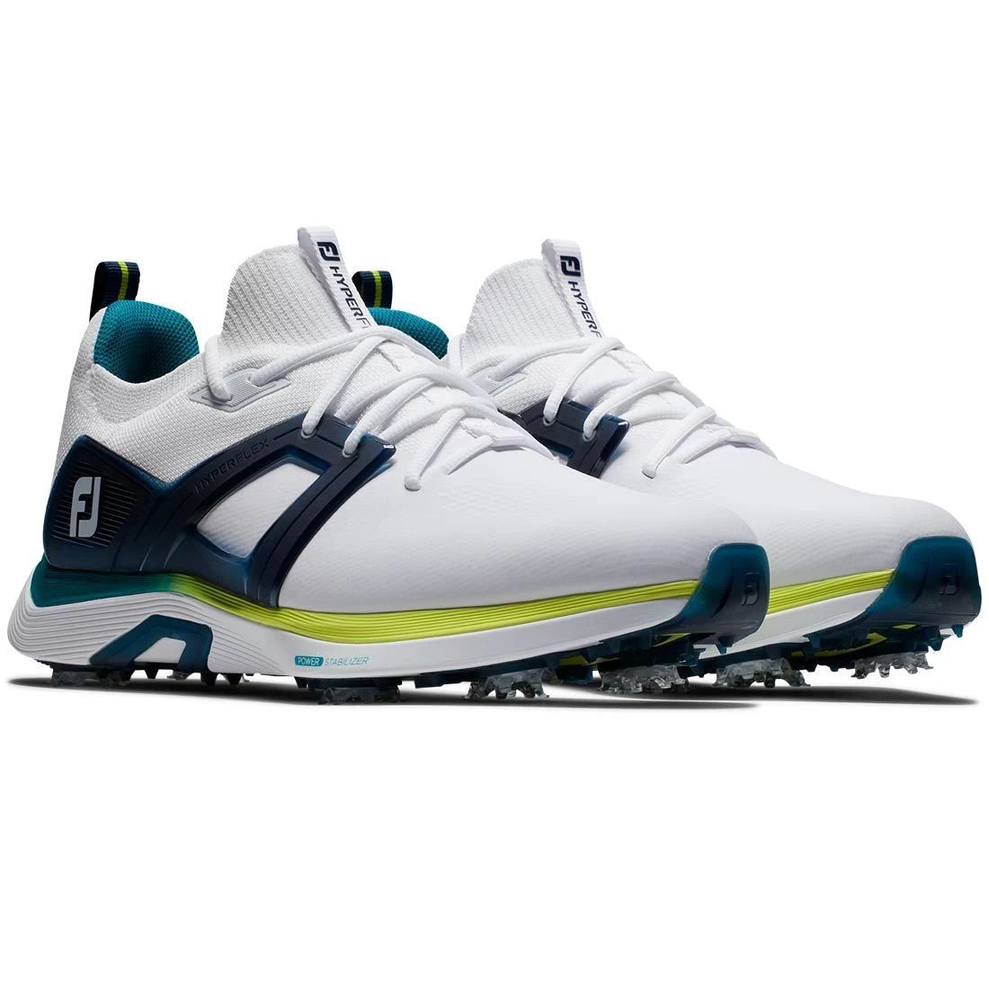 FootJoy HyperFlex Golf Shoes White/Navy/Lime 5 FootJoy HyperFlex Golf Shoes White/Navy/Lime - Image 5