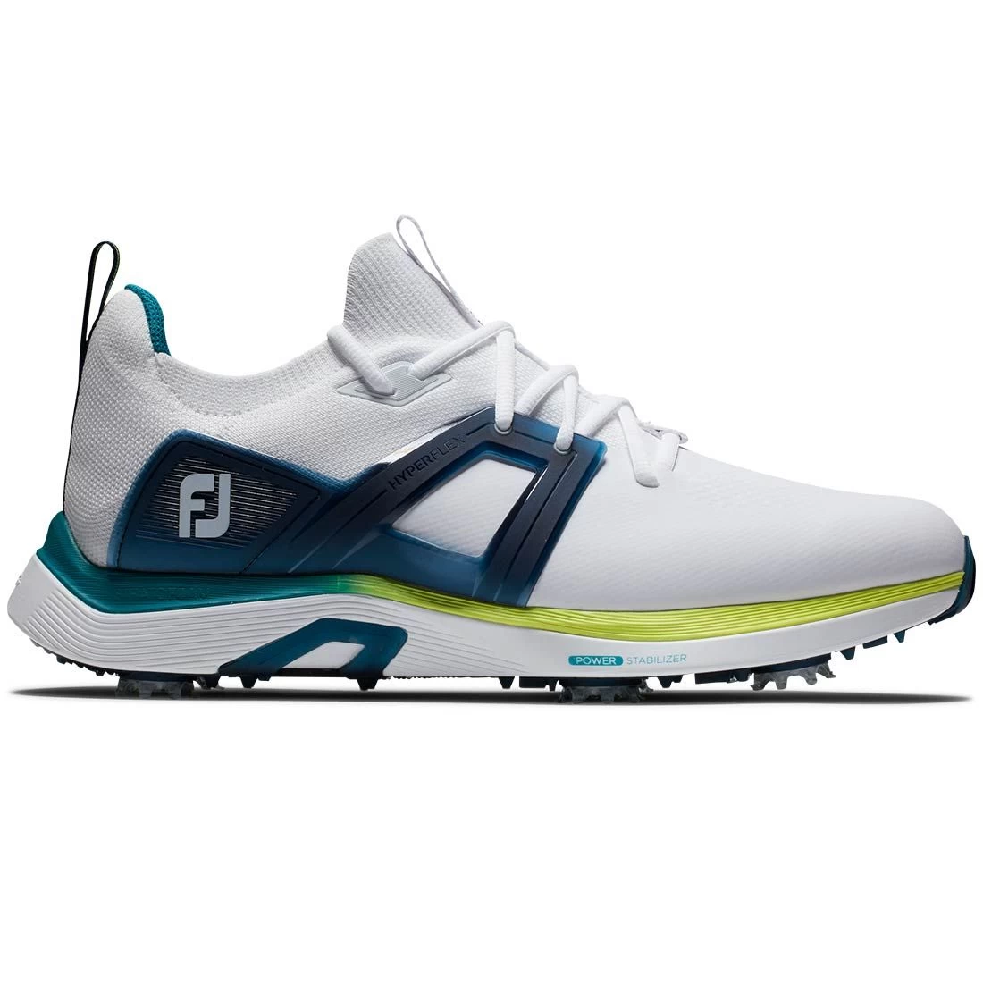 FootJoy HyperFlex Golf Shoes White/Navy/Lime 1 FootJoy HyperFlex Golf Shoes White/Navy/Lime