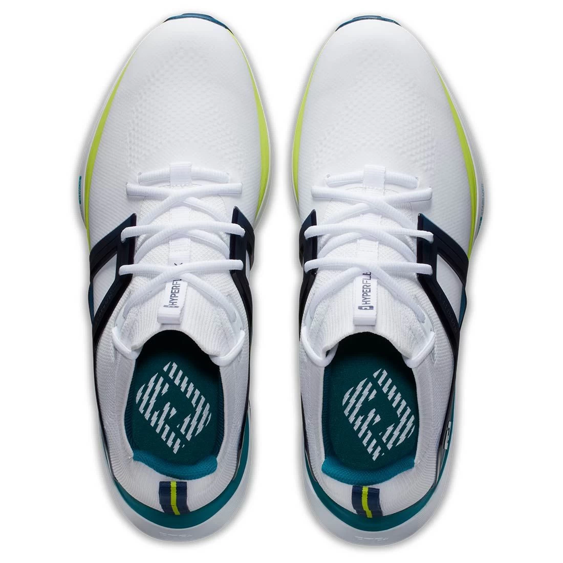 FootJoy HyperFlex Golf Shoes White/Navy/Lime 7 FootJoy HyperFlex Golf Shoes White/Navy/Lime - Image 7