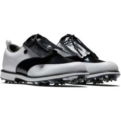 FootJoy Women's Premiere Series Issette Golf Shoes White/Black 10 FootJoy Women's Premiere Series Issette Golf Shoes White/Black -FootJoy footjoy premiere series issette golf shoes white black 99040 pair itempicture