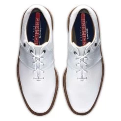 FootJoy Premiere Series Packard Golf Shoes White/White -FootJoy footjoy premiere series packard golf shoes white white top