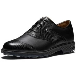 FootJoy Premiere Series Wilcox Golf Shoes Black -FootJoy footjoy premiere series wilcox golf shoes black 54326 front itempicture