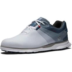 FootJoy Pro SL Sport Golf Shoes White/Blue Fog -FootJoy footjoy pro sl sport golf shoes white blue fog 53854 toe itempicture
