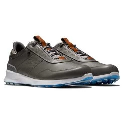 FootJoy Stratos Golf Shoes Grey 8 FootJoy Stratos Golf Shoes Grey -FootJoy footjoy stratos golf shoes grey pair itempicture