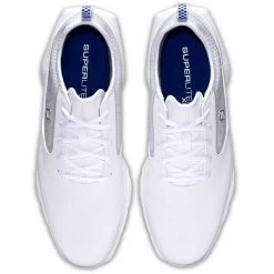 FootJoy Superlites XP Golf Shoes White/Blue -FootJoy footjoy superlites xp golf shoes white blue top itempicture