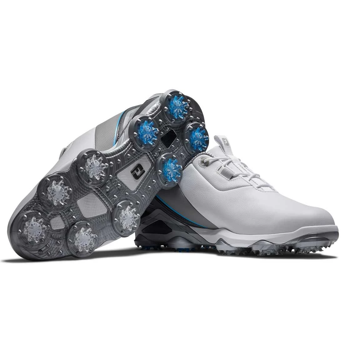FootJoy Tour Alpha Golf Shoes White/Grey/Blue 6 FootJoy Tour Alpha Golf Shoes White/Grey/Blue - Image 6
