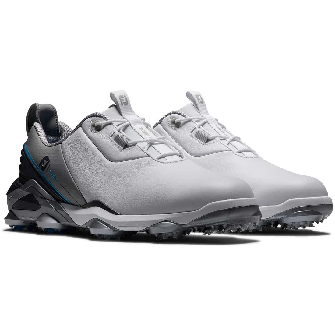 FootJoy Tour Alpha Golf Shoes White/Grey/Blue 5 FootJoy Tour Alpha Golf Shoes White/Grey/Blue - Image 5