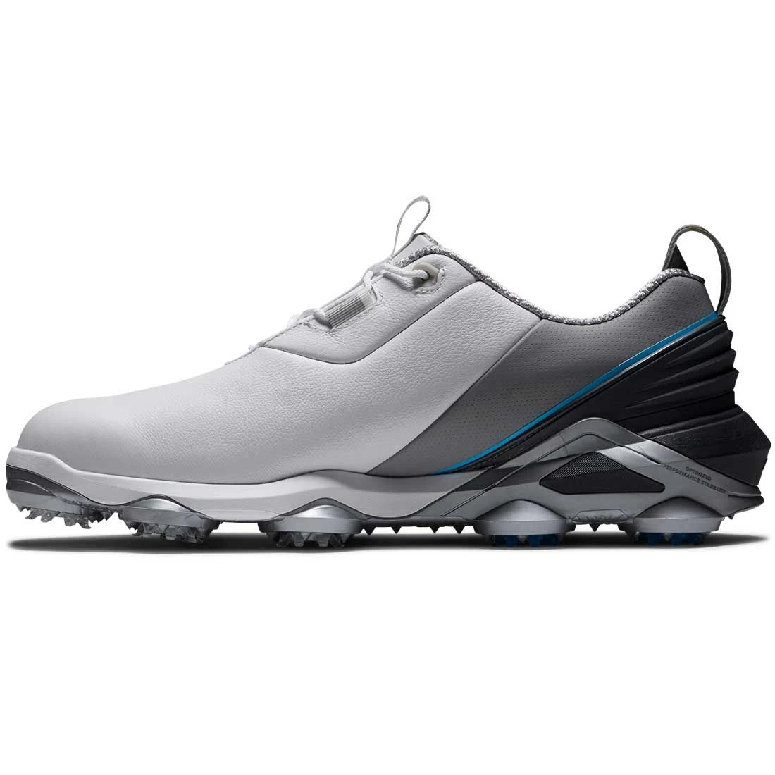 FootJoy Tour Alpha Golf Shoes White/Grey/Blue 3 FootJoy Tour Alpha Golf Shoes White/Grey/Blue - Image 3