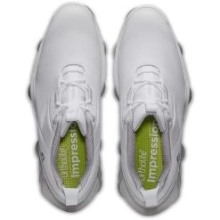 FootJoy Tour Alpha Golf Shoes White/Grey/Lime -FootJoy footjoy tour alpha golf shoes white grey lime top itempicture