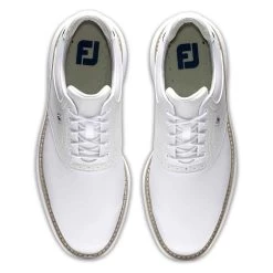 FootJoy Traditions Golf Shoes White -FootJoy footjoy traditions golf shoes white white tops itempicture