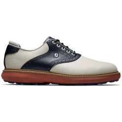 FootJoy Traditions SL Golf Shoes Cream/Navy