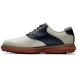 FootJoy Traditions SL Golf Shoes Cream/Navy 13 FootJoy Traditions SL Golf Shoes Cream/Navy -FootJoy footjoy traditions sl golf shoes cream navy 57925 side itempicture
