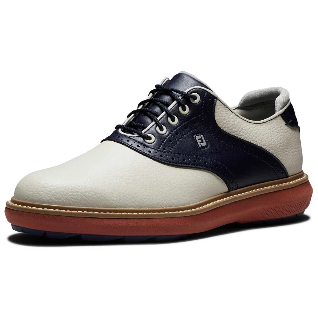 FootJoy Traditions SL Golf Shoes Cream/Navy 3 FootJoy Traditions SL Golf Shoes Cream/Navy - Image 3
