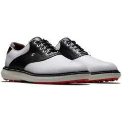 FootJoy Traditions SL Golf Shoes White/Black -FootJoy footjoy traditions sl golf shoes white black 57924 pair itempicture