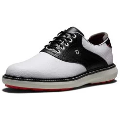 FootJoy Traditions SL Golf Shoes White/Black -FootJoy footjoy traditions sl golf shoes white black 57924 toe itempicture