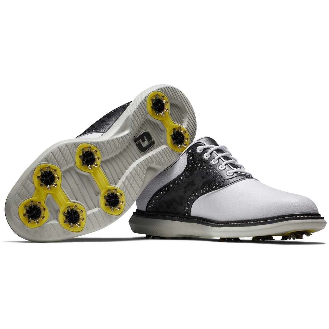 FootJoy Traditions Golf Shoes White/Camo 4 FootJoy Traditions Golf Shoes White/Camo - Image 4
