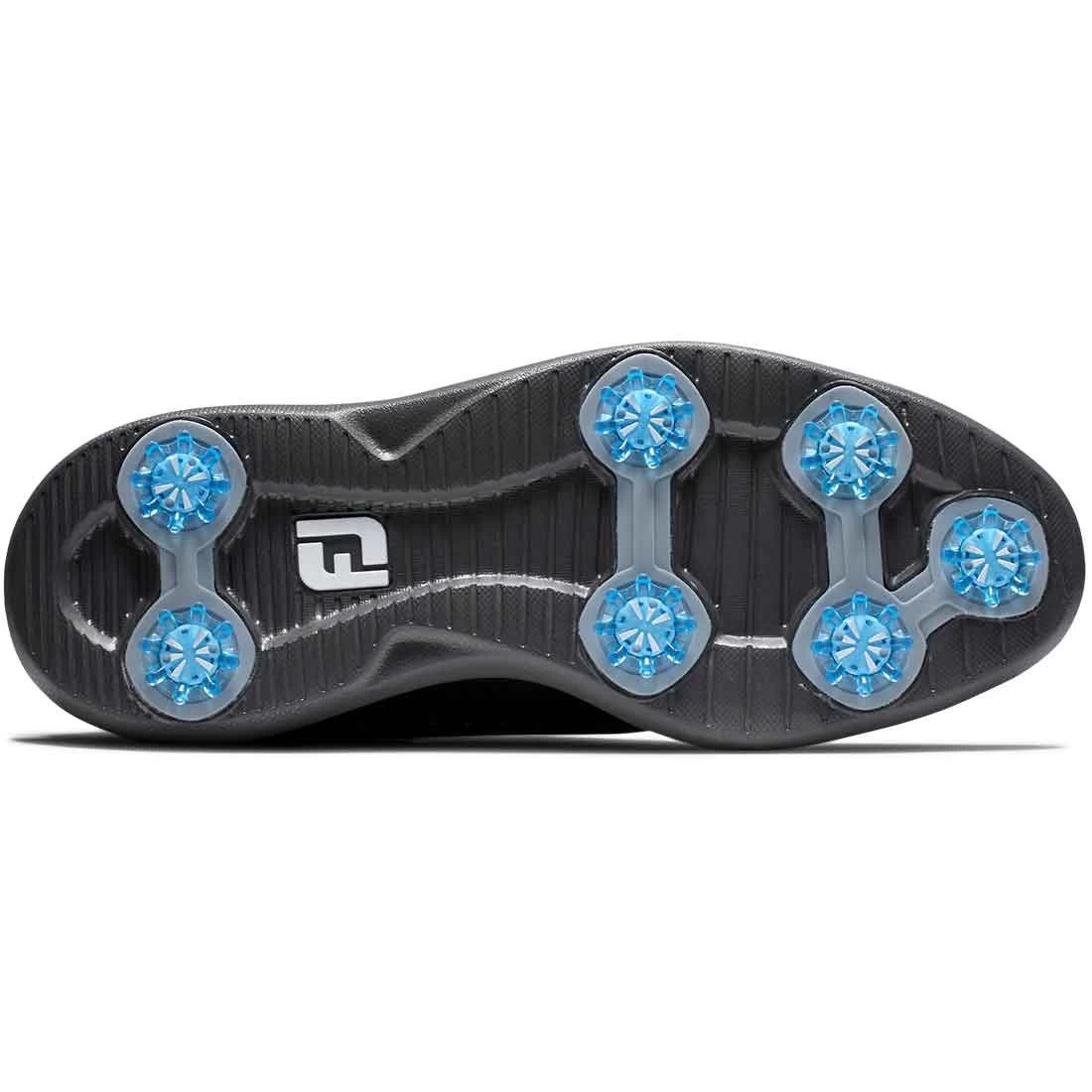 FootJoy Traditions Wing Tip Golf Shoes Black/Blue/Grey 2 FootJoy Traditions Wing Tip Golf Shoes Black/Blue/Grey - Image 2