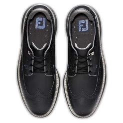 FootJoy Traditions Wing Tip Golf Shoes Black/Blue/Grey 13 FootJoy Traditions Wing Tip Golf Shoes Black/Blue/Grey -FootJoy footjoy traditions wing tip golf shoes black blue grey top itempicture