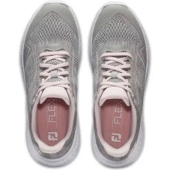 FootJoy Women's FJ Flex Golf Shoes Heather Grey -FootJoy footjoy women s fj flex golf shoes heather grey 95716 top itempicture