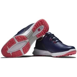 FootJoy Women's FJ Fuel Golf Shoes Navy/Hot Pink -FootJoy footjoy womens fj fuel golf shoes 92374 navy hot pink beauty itempicture