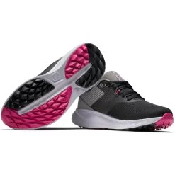 FootJoy Women's Flex Golf Shoes Black/Grey -FootJoy footjoy womens flex golf shoes black grey 95717 combo itempicture