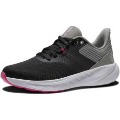 FootJoy Women's Flex Golf Shoes Black/Grey -FootJoy footjoy womens flex golf shoes black grey 95717 toe itempicture