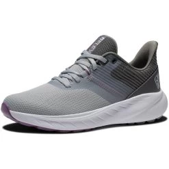 FootJoy Women's Flex Golf Shoes Grey/Charcoal -FootJoy footjoy womens flex golf shoes grey charcoal 95721 toe itempicture