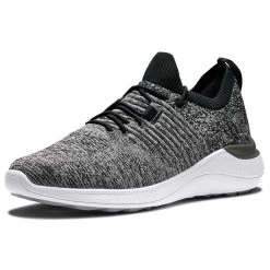 FootJoy Women's Flex XP Golf Shoes Black/Charcoal -FootJoy footjoy womens flex xp golf shoes black charcoal front itempicture