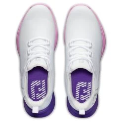 FootJoy Women's Fuel Sport Golf Shoes White/Purple -FootJoy footjoy womens fuel sport golf shoes white purple 90547 top itempicture