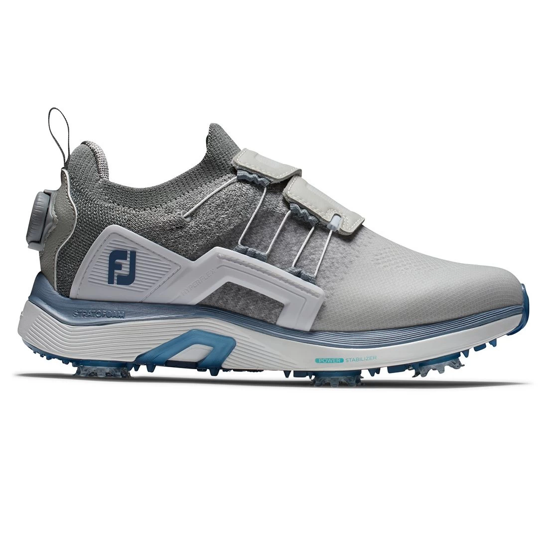 FootJoy Women's HyperFlex BOA Golf Shoes Grey/White 1 FootJoy Women's HyperFlex BOA Golf Shoes Grey/White