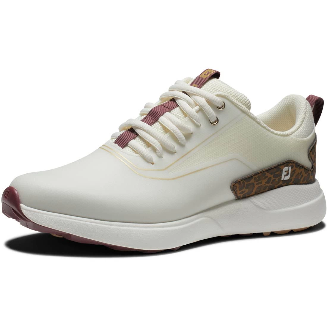 FootJoy Women's Performa Golf Shoes Cream/Leopard Print 3 FootJoy Women's Performa Golf Shoes Cream/Leopard Print - Image 3